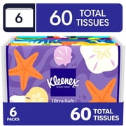 Kleenex Slim Wallet 3-Ply Facial Tissues, 6 Pack 60 Total Tissues