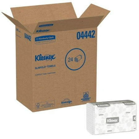 Kleenex Slimfold Multi-Fold Paper Towel, 7.5 Inches x 11.5 Inches, 90 Towels per Pack, 24 Count