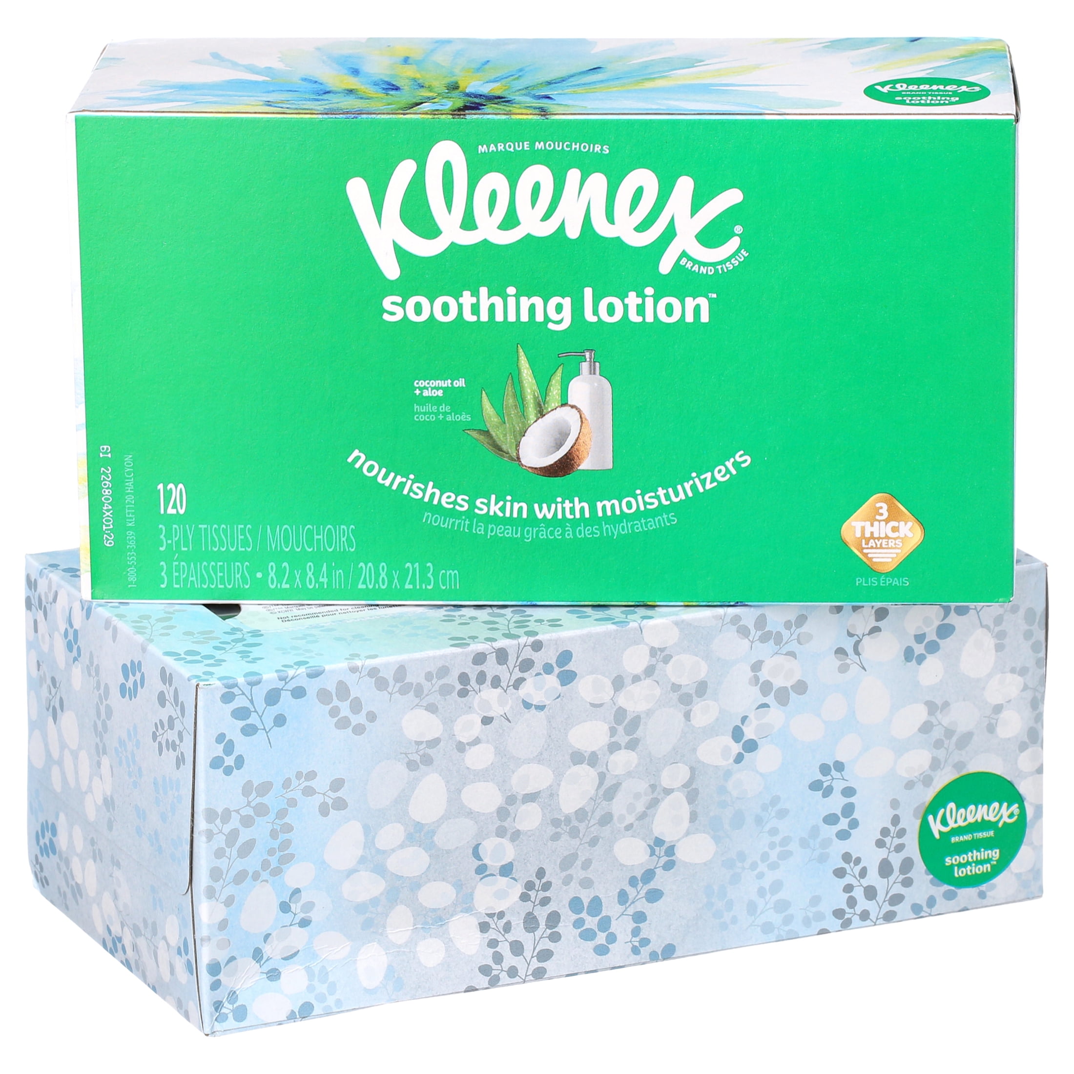 Kleenex Soothing Lotion Facial Tissues - Flat Box