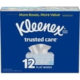 thumbnail image 1 of Kleenex Trusted Care Everyday Facial Tissues, Flat Boxes (144 tissues, 12 pk.), 1 of 2