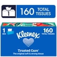 thumbnail image 1 of Kleenex Trusted Care 2-Ply Flat Box Facial Tissues, 1 Pack (160 Total Tissues), 1 of 9