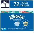 thumbnail image 1 of Kleenex Trusted Care Facial Tissues, 1 Flat Box, 72 Tissues per Box, 2-Ply, 1 of 10