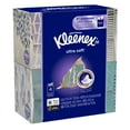 thumbnail image 1 of Kleenex Ultra Soft Facial Tissues, 4 Cube Boxes, 75 White Tissues per Box, 3-Ply (300 Total), 1 of 7