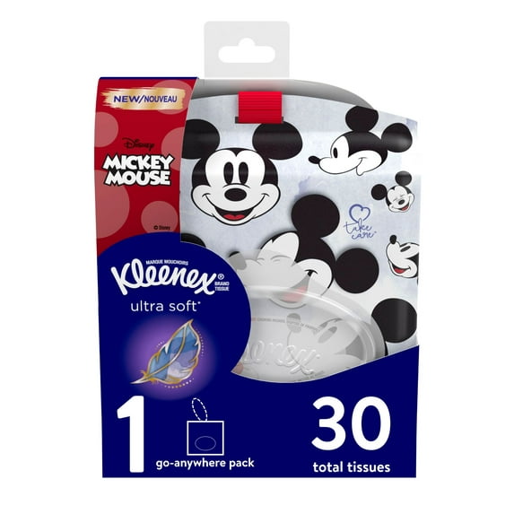 Kleenex Ultra Soft Go Anywhere Pack Facial Tissues, 1 Pack (30 Total Tissues)