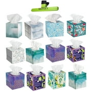 Kleenex Ultra Soft Hypoallergenic 3-Ply Facial Tissues 12 Cube Boxes, 72 tissues/box