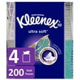 thumbnail image 1 of Kleenex Ultra Soft, Non-Lotion, 70 Facial Tissues per Box, 4 Flat Boxes, 1 of 8