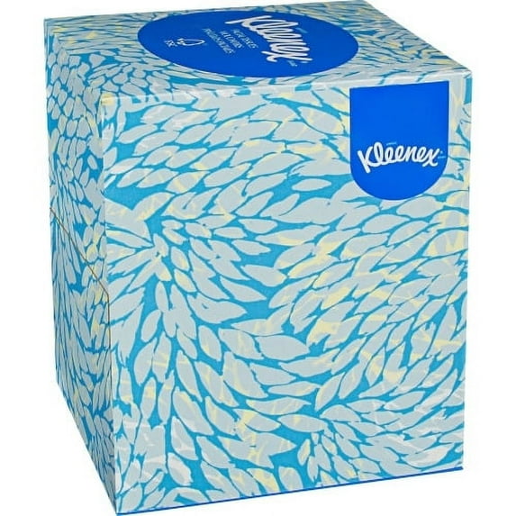 Kleenex Upright Box Facial Tissue 8.43" x 8.62" - White - 95 Quantity Per Box - 95 / Box