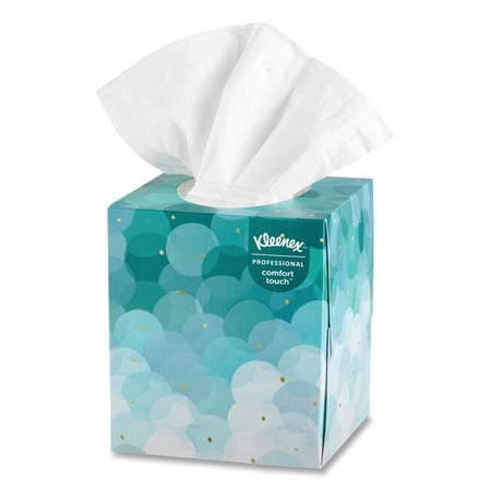 Kleenex Upright Box Facial Tissue, White, 1 Box (Quantity)