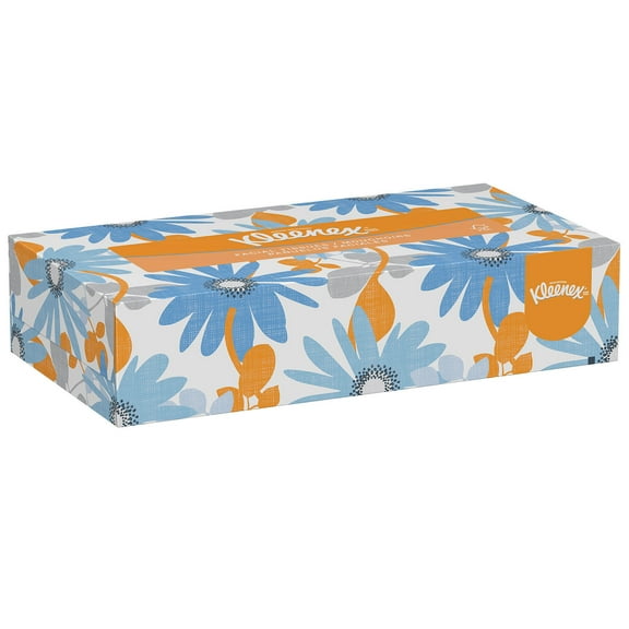 Kleenex White 2-ply Facial Tissue, Pop-up Box (100/box, 36 Boxes/carton)