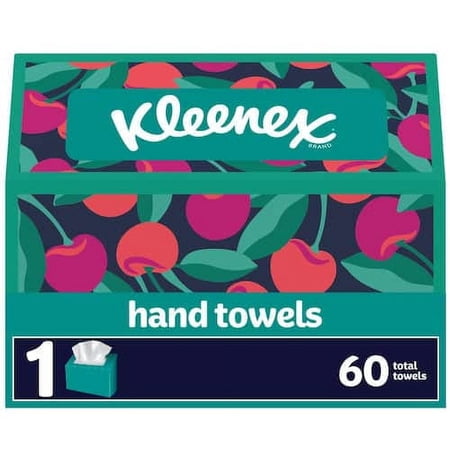 Kleenex Hand Towels - 1 Box Of 60 White Hand Towels In A Dispenser Box