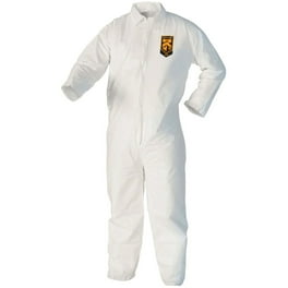 Kleenguard A40 Coveralls - Zipper Front - Large Size - Liquid, Flying Particle Protection - White - Comfortable, Zipper Front, Breathable - 25 / Carton Kleenguard A40 Coveralls - Zipper Front - Large Size - Liquid, Flying Particle Protection - White - Comfortable, Zipper Front, Breathable - 25 / Carton