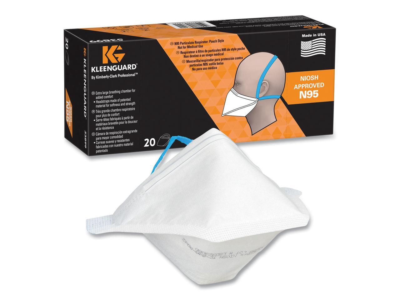 Kleenguard N95 Respirator Regular Size 20/Box 53899 - image 1 of 7