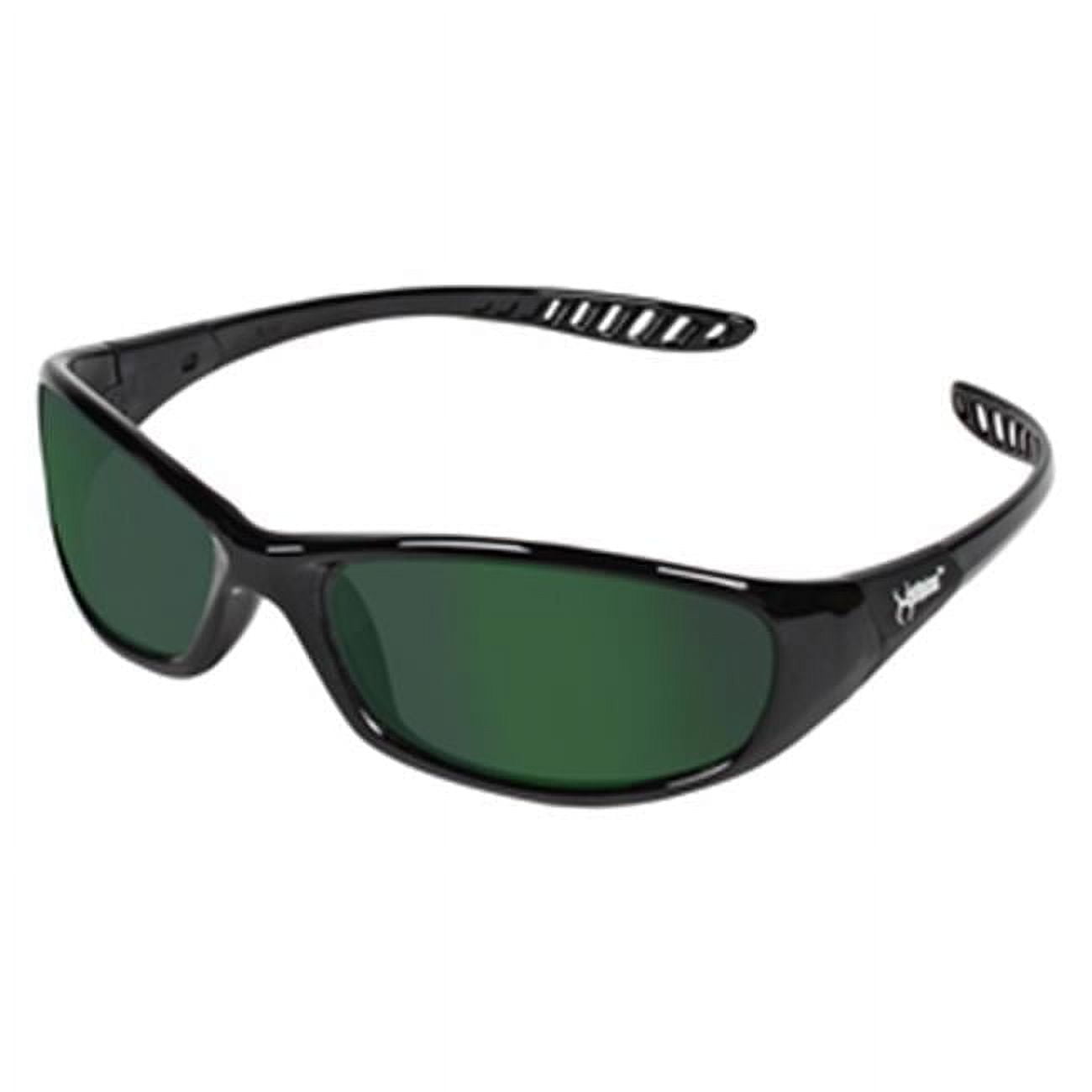 V40 Hellraiser™ Safety Glasses, IRUV Shade 3.0 Polycarbonate Lens, Uncoated, Black, Nylon