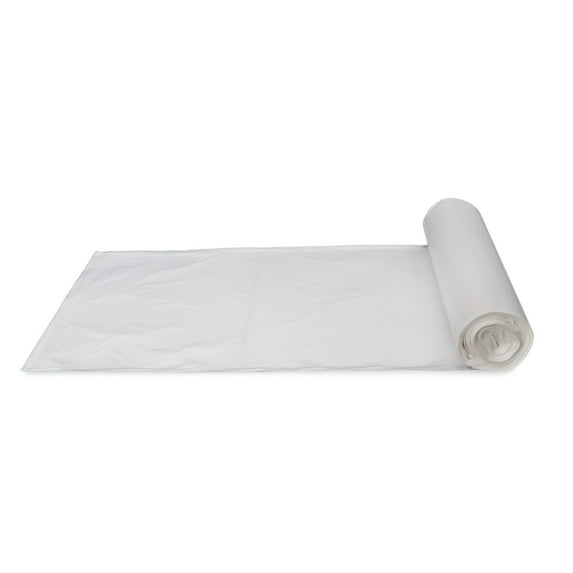 Kleenline 40-45 Gallon Can Liner, 40" x 46" x 1.25 MIL, Clear, 5 Rolls of 20 Liners | 100/Case