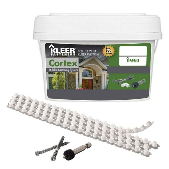 Kleer 5006278 No.7 x 2 in. Hex Steel Trim Screw, 250 Per Box - Pack of 4