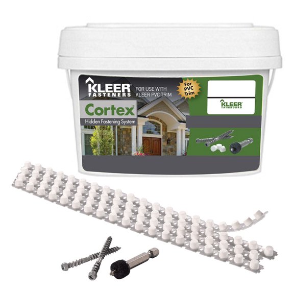 Kleer 5006282 Cortex No. 7 x 2.75 in. Hex Head Steel Trim Screw - 250 Per Box