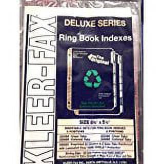 Kleer-Fax 5 CLEAR TAB INDEX DIVIDER