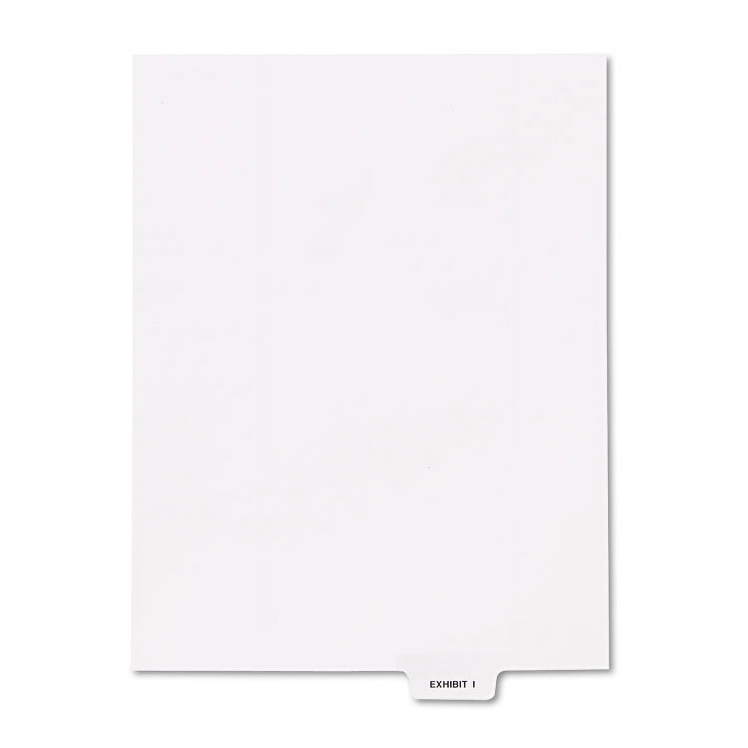 Kleer-Fax 80000 Series Legal Index Dividers Bottom Tab Printed