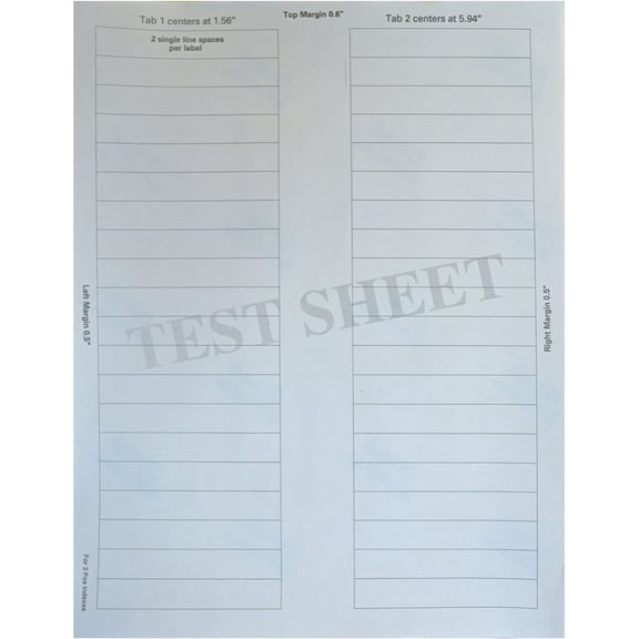 Kleer-Fax Custom Indexing System Labels, 3 Tab, White (23103) - Pack of 400 Labels