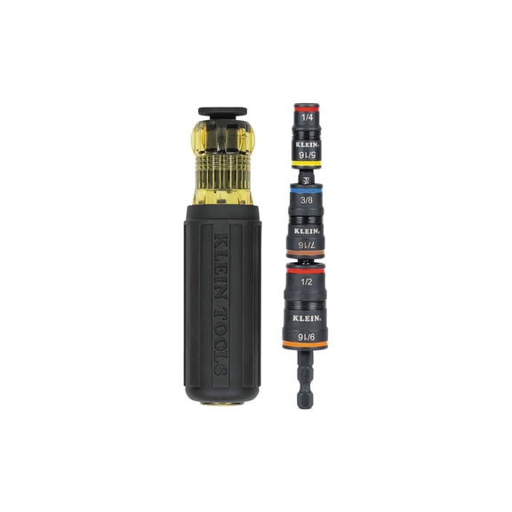 Klein 7-in-1 Impact Flip Socket Set - Pack of 4