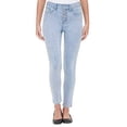 thumbnail image 1 of Klein Calvin Jeans- Ladies' High Rise Exposed Button Jean (16, Glacier-Blue), 1 of 5
