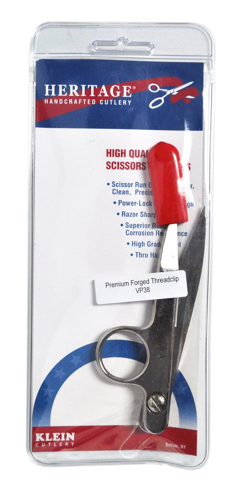 Klein Cutlery Thread Clip Scissors, Heritage Cutlery HCVP38