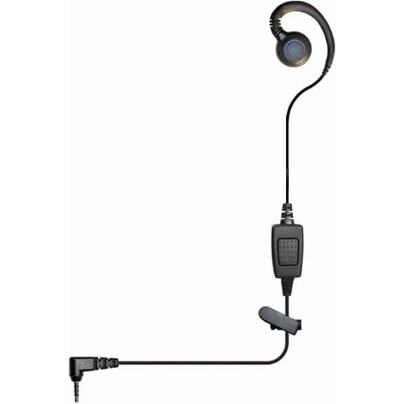 Klein Electronics C-Ring 1-Wire Push-to-Talk Earpiece with 3.5mm Connector