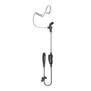 Klein Electronics 1 Wire Surveillance Earpiece For Siyata SD7 - PTT Button & In-Line Mic, Works with PTT Apps Zello, ESChat, TeamConnect, TASSTA with Acoustic Coil Tube & M5 Connector