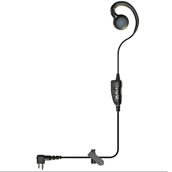 Klein Curl In Ear 2 Pin PTT Earpiece Headset for CP Series Radios