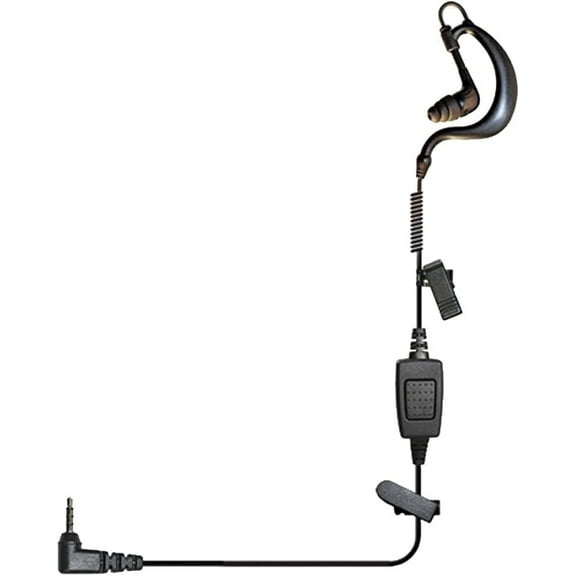 Klein Electronics 1-Wire PTT Earpiece with Mic for Poly Rove Phones, 3.5mm