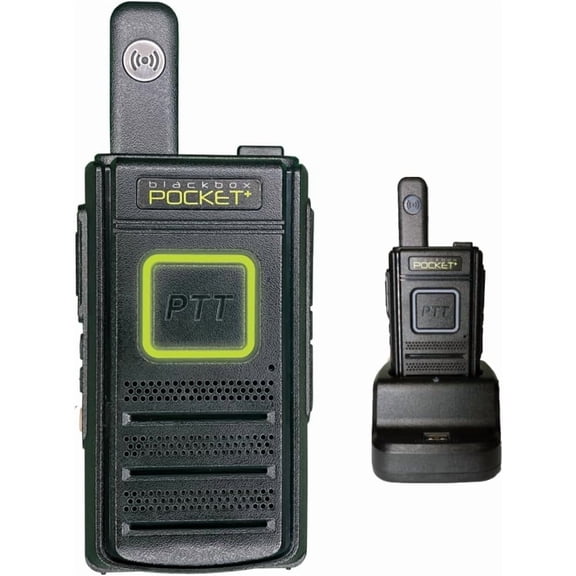 Klein Pocket+ Compact UHF Two Way Radio with 2-Pin Connector, 16 Ch