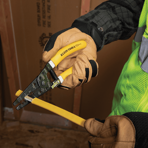 Klein-Kurve Dual NM Wire Stripper/Cutter - Pack of 12  Heavy-Duty Construction, Professional Use