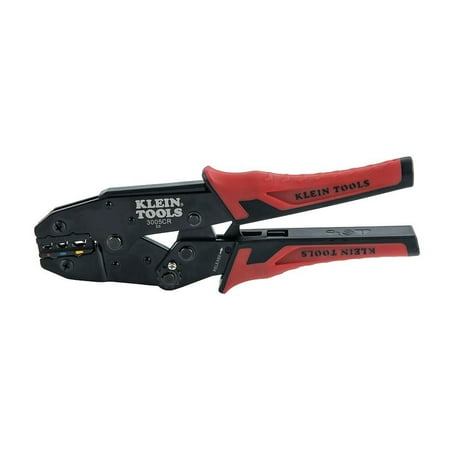 Klein Tools 10-22 AWG 9 in. L Ratcheting Crimper
