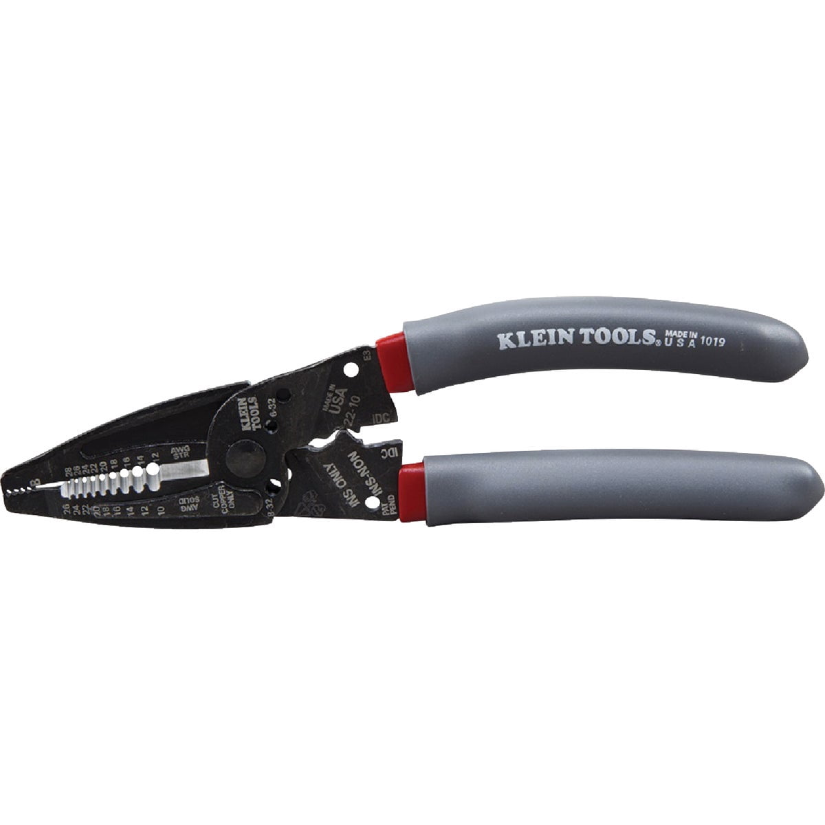 Klein Tools 1019 Klein Kurve Wire Stripper / Crimper / Cutter, Made in USA, Cutting / Crimping / Stripping Tool for B and IDC Connectors, Terminals, More