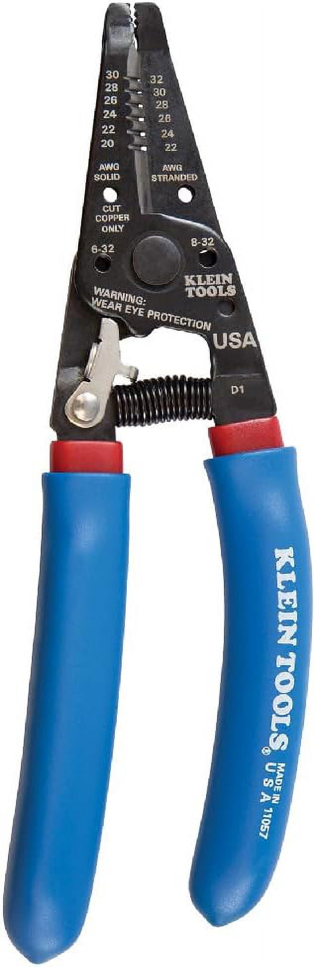 Klein Tools 11057 Wire Cutter / Wire Stripper, Made in USA, Heavy Duty