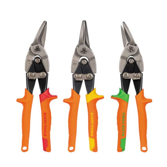 Klein Tools 120AVSKIT Aviation Snips, Left, Right, Straight, 3Pk SAME DAY SHIP!