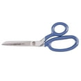 Klein Tools 206LR Scissors, Made in USA, Bent Trimmer with Large Ring