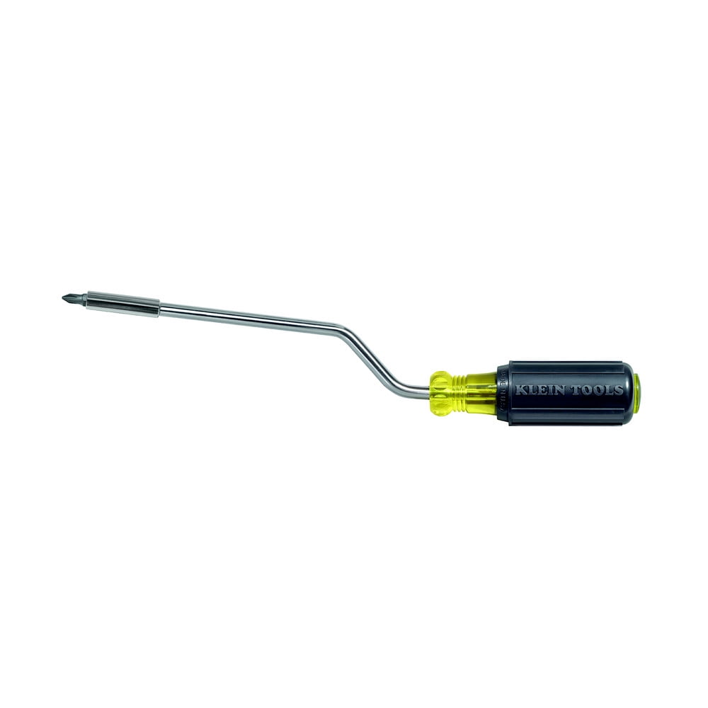 Klein Tools 67100 Multi-Screwdriver Set, 2-in-1 Interchangeable Rapi-Driv Screwdriver with Phillips and Slottd Bits