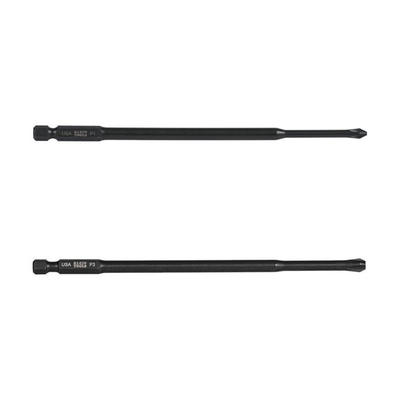 Klein Tools 32235 6 in. Phillips #1 and #3 Power Driver Multi-bit Set (2/Pack)