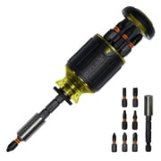 Klein Tools 8-in-1 Multi-Bit Adjustable Length Stubby Screwdriver