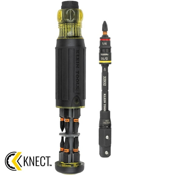 Klein Tools 32516HD KNECT 16-in-1 Impact Rated Hybrid Screwdriver & Nut