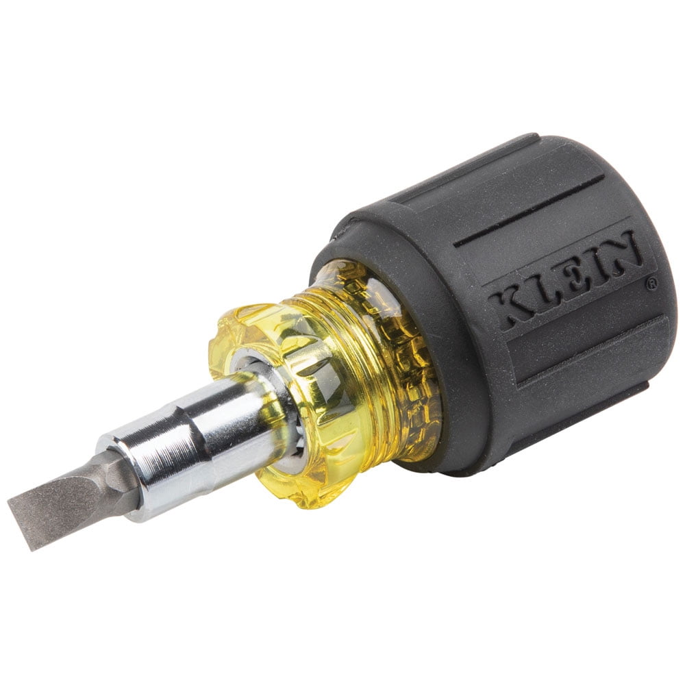 Klein Tools 32561 Stubby Multi-Bit Screwdriver/Nut Driver