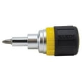 thumbnail image 1 of Klein Tools 32593 6-in-1 Ratcheting Stubby Screwdriver, 1 of 6
