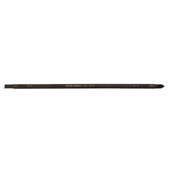 Klein Tools 32618 1/4 in. Slotted #2 Phillips Screwdriver Blade