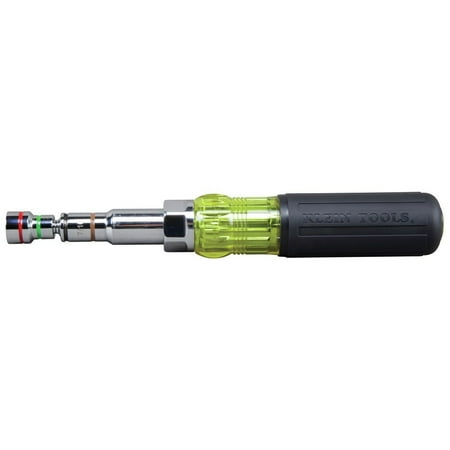 Klein Tools 32807MAG 7-in-1 Magnetic Multi-Bit Screwdriver / Nut Driver