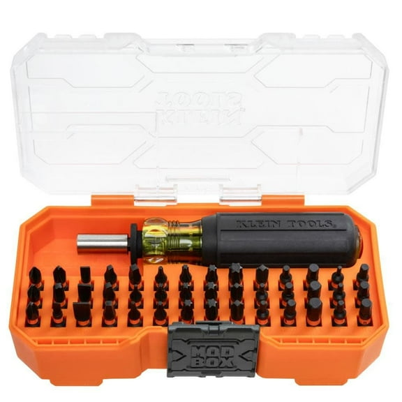 Klein Tools Proflex Impact Screwdriver Bit Set, 44 Pieces
