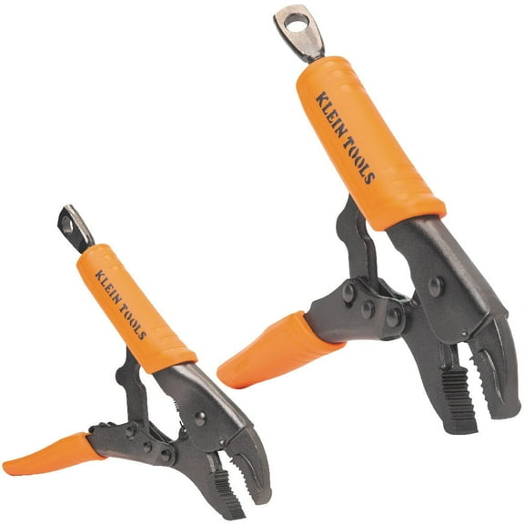 Klein Tools Curved Jaw Locking Pliers Set, 2 Piece
