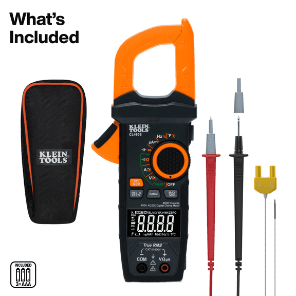 Klein Tools 400A AC/DC Auto-Ranging Smart Digital Clamp Meter