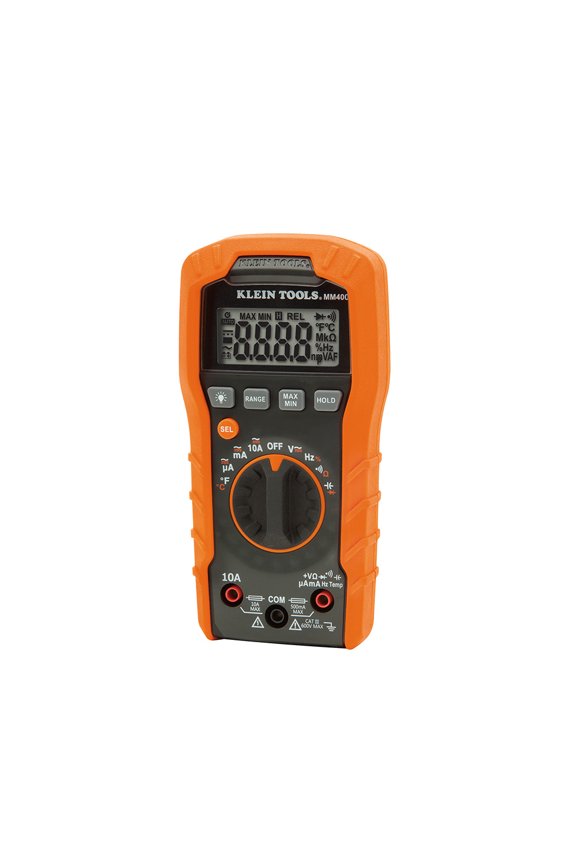 MM400 Digital Multimeter, Auto-Ranging, 600V