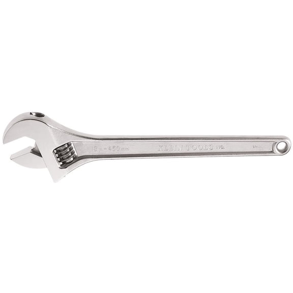 Klein Tools 500-18 18 in. Adjustable Wrench Standard Capacity